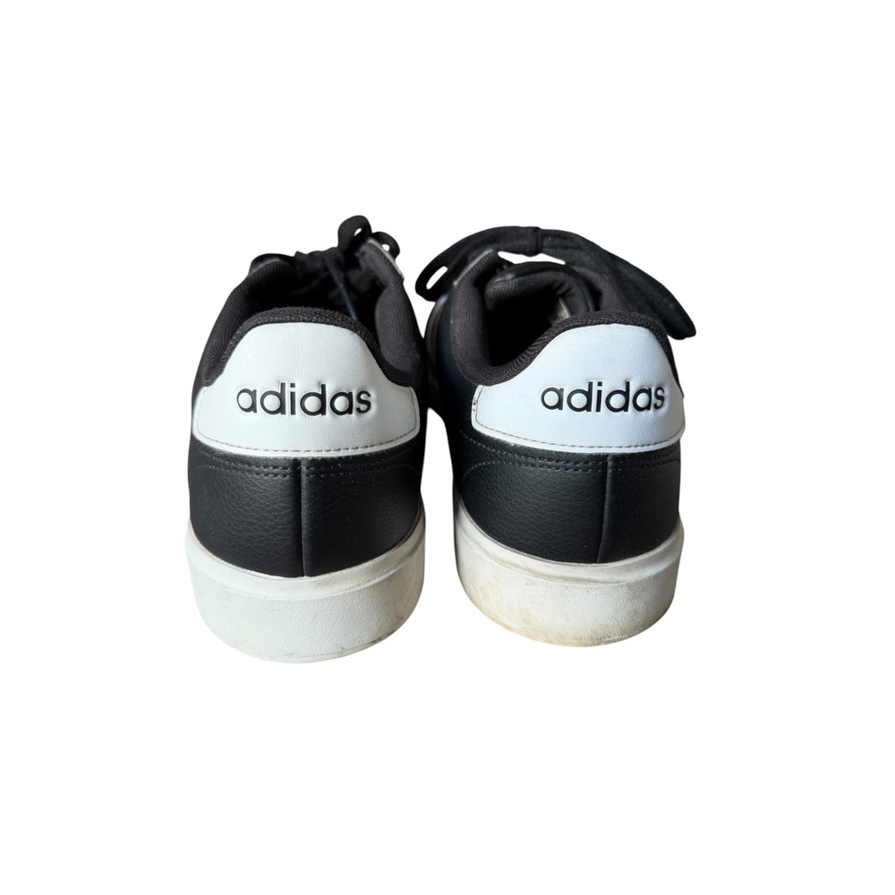 adidas Grand Court 2.0 Black White Stripe Sneakers Men's 11.5 US Casual Shoes - Picture 5 of 10
